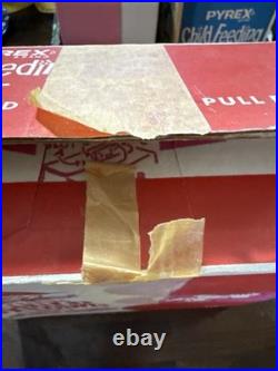 Vtg PYREX Child Feeding Set No. 116 CIRCUS NOS Original Box Corning Glass Works