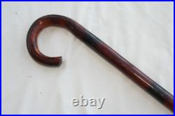 Vtg Very Tall Wood Cane Big & Tall Man Circus Sideshow Walking Stick Very Rare