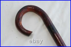 Vtg Very Tall Wood Cane Big & Tall Man Circus Sideshow Walking Stick Very Rare