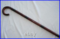 Vtg Very Tall Wood Cane Big & Tall Man Circus Sideshow Walking Stick Very Rare