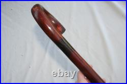 Vtg Very Tall Wood Cane Big & Tall Man Circus Sideshow Walking Stick Very Rare