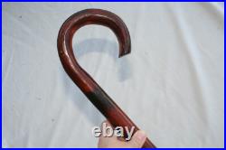 Vtg Very Tall Wood Cane Big & Tall Man Circus Sideshow Walking Stick Very Rare