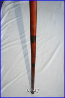Vtg Very Tall Wood Cane Big & Tall Man Circus Sideshow Walking Stick Very Rare