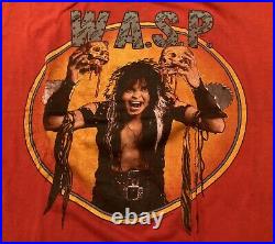 W. A. S. P. 1987 Vintage Heavy Metal Electric Circus Tour Shirt XL