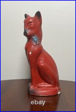 WEST VIEW PARK PA Antique VTG Carnival Circus ChalkWare CAT Prize Statue Figure