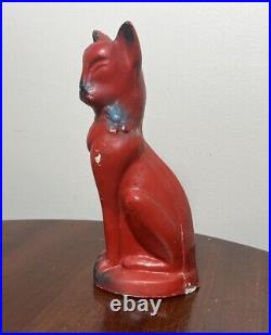 WEST VIEW PARK PA Antique VTG Carnival Circus ChalkWare CAT Prize Statue Figure