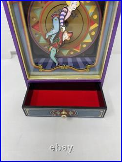 Working Vintage Automated Acrobat Music Box Clowns Circus Carnival Amusement