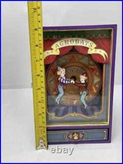 Working Vintage Automated Acrobat Music Box Clowns Circus Carnival Amusement