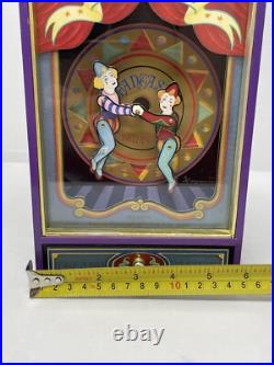 Working Vintage Automated Acrobat Music Box Clowns Circus Carnival Amusement